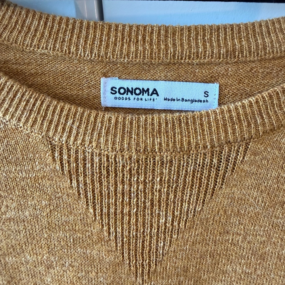 Sonoma Men's Brown Crewneck Sweater - Picture 3 of 5